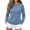 Sky Blue, variant on LYEAA Knit Tops for Women Crewneck Long Sleeve Basic Shirts Lightweight Tee Solid Casual Fall Clothes Coffee 2XL