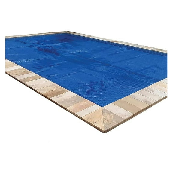 14' x 28' Premium Blue Rectangle Solar Pool Cover 12 Mil for Solar Heating Above Ground Pools and Inground Pools