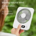 thumbnail image 3 of Ventilador de Escritorio Portátil, Recargable por USB, con Inclinación de 180°, Plegable, con Pantalla de Potencia, 5 Velocidades, Ultra Silencioso A, 3 of 5