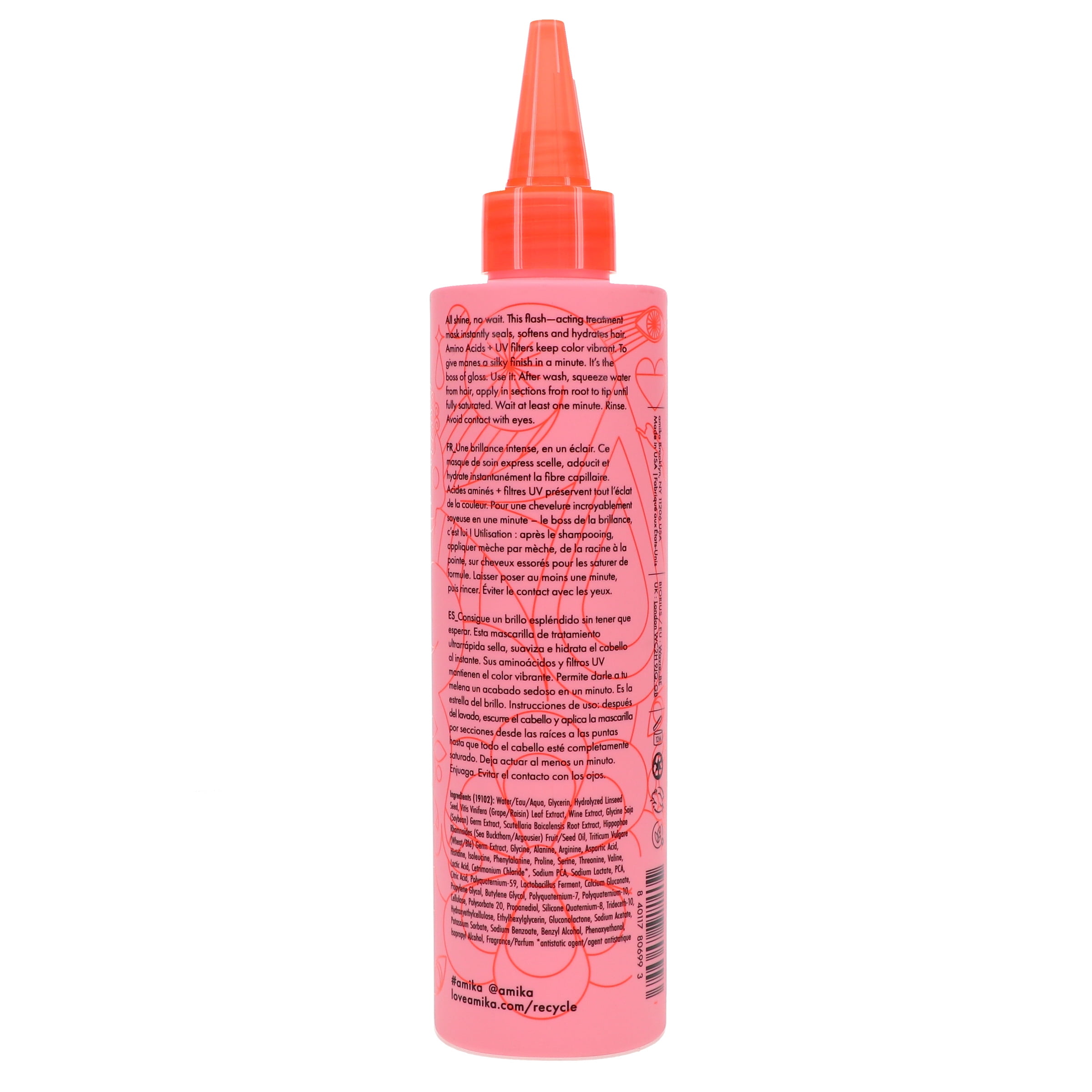Amika Flash Instant Shine Mask 6.7 oz 2 Pack