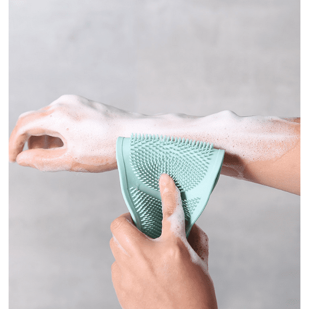 Acheter Brosse de nettoyage de douche de qualité, épurateur de corps en  Silicone souple à main, brosse exfoliante et de Massage