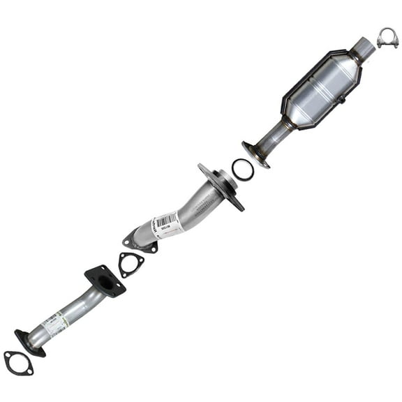 Front & Rear Pipe, Catalytic Exhaust System Kit Compatible for Ford Escape