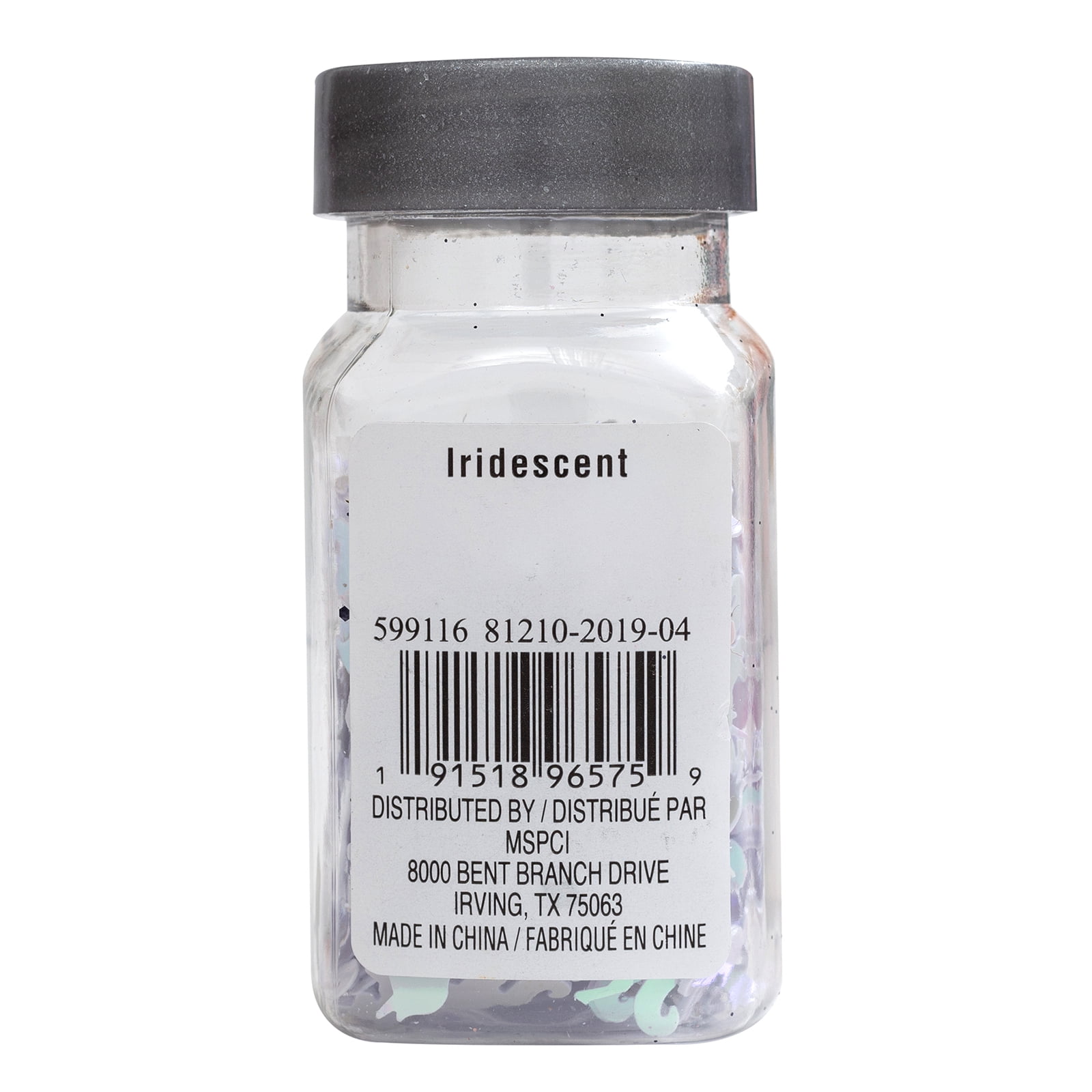 Recollections Unicorn Shaped Glitter, 12 Pack