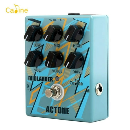 Caline CP-56 Electric Guitar Overdrive Distortion Effect Pedal High Gain 3-Band EQ Metal Amplifier Simulation Aluminum Alloy Housing True (Best Eq Pedal For Metal)