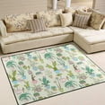 thumbnail image 2 of Coolnut Cactus Natural Bright Pattern Area Rug Carpet 5x4 Light Weight Polyester for Living Room Bedroom, 2 of 6