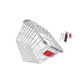 thumbnail image 2 of tamizeot Rear Bike Basket Bicycles Trendy Iron for Mountain Road Bikes Outdoor Riding With Lid With Lid 29x22.5x26cm, 2 of 6