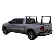 ADARAC 2008-2016 Fits Ford F-250 F-350 Super Duty 6' 8" Matte Black Aluminum Pro Series Truck Bed Racks F2010032
