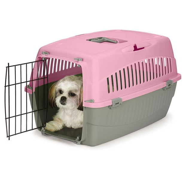 PetEdge US5437 16 75 Companion Carry Medium Pet Crate Pink Walmart