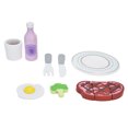 thumbnail image 3 of Simulation Kitchenware Play Set, Steak Vegetable Omelette Educational Safe Kitchen Food Toys Durable Entertaining  For Kids Above 3 Years Old OXYQ-Blue, 3 of 8
