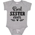 thumbnail image 3 of Inktastic Best Sister Ever Gift Girls Baby Bodysuit, 3 of 5