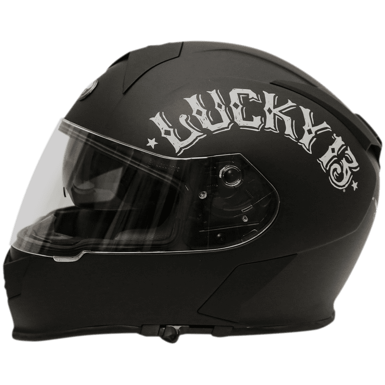 Torc Full Face T-14 Bluetooth Helmet Bullhead Flat Black Large