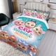 thumbnail image 3 of Bebés Llores Bebé Conjunto de sábanas temático, trío de piezas, cómodo y amigable con la piel, diseño único, regalo de decoración para el hogar para familiares, amigos y fans,173cm *218cm, 3 of 6