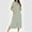 Khaki, variant on Blmnix Moomoo Nightgowns Womens Sleep Shirts Vintage Nightgown Nightgowns Sleep Dress Green Below-the-Knee Crew Neck Short Sleeve Bamboo Nightgowns for Women,L