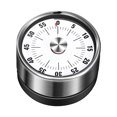 thumbnail image 2 of Stainless Kitchen Timer 60min Countdown Mechanical Magnetic Timer No Battery Needed Stainless Steel Countdown Timer for School Classroom Teaching Cooking Office, 2 of 7