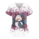 thumbnail image 3 of Uniforme de Enfermería de Navidad para mujer, blusa de trabajo, camiseta de manga corta con cuello en V, ropa de enfermería, Tops de túnica para enfermeras, 3 of 5
