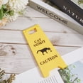 thumbnail image 3 of Cat Vomit Warning Sign Pet Caution Sign Yellow Plastic Cats Vomiting Wet Floor Pee Poop Desk Funny Gag Decoration Plaque, 3 of 6