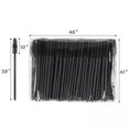 thumbnail image 2 of ACDANC 500 Pieces Disposable Mascara Wands Eyelash Brush Brow Brushes Applicators Lash Spoolies for Eyelash Extension - Black, 2 of 7