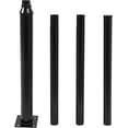 thumbnail image 3 of Street Light Pole 13ft Tall Split Street Lamp Post 220Lbs Outdoor Light Pole with Mounting Ground Cage and 114+76mm Poles, 3 of 12