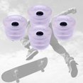 thumbnail image 4 of LOVIVER Roues de Planche à Roulettes 70mm Longboard LED pour Patinage de Rue Blanc Noir, 4 of 8