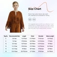 thumbnail image 7 of YiZYiF Girls Boys Western Cowboy Cowgirl Costume Long Sleeve Fringe Jacket Tops Kids Halloween Party Black 14, 7 of 7