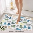 thumbnail image 6 of Cute Cats Animals Doormat Outdoor Entrance 20"x31.5", Pets Colorful Cartoon Simple Absorb Moisture Dirt Door Mats, Non-Slip Rubber Backing Floor Mats Indoor, Low-Profile Front Door Rugs, 6 of 9