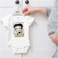 thumbnail image 5 of Betty Boop Sassy Cute Retro Toon Bodysuit Jumper Girls Infant Baby Brisco Brands NB, 5 of 6