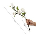 thumbnail image 6 of Vibrantly Colored Artificial Magnolia Flower - Single Stem Silk Fake Flower Branch for Wedding Party Office Garden Bridal, 6 of 8