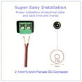 thumbnail image 4 of 12V/24V DC Barrel Connector Set for LED Strips & CCTV 5.5mm x 2.1mm, High-Quality PVC, 120W Max Power, 4 of 7