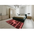 thumbnail image 4 of Ahgly Company Indoor Square Patterned Grapefruit Red Area Rugs, 3' Square, 4 of 6