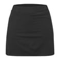 thumbnail image 3 of uublik Skirts for Girls Uniform Black Tennis Skirts Golf Skort Athletic Dance Running School Sport Skirts with Shorts Size 2T-12, 3 of 5