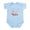 Sky Blue, variant on - Sledding Dalmatian Infant Bodysuit - Baby Light Bodysuit, Size Newborn - 24 Months