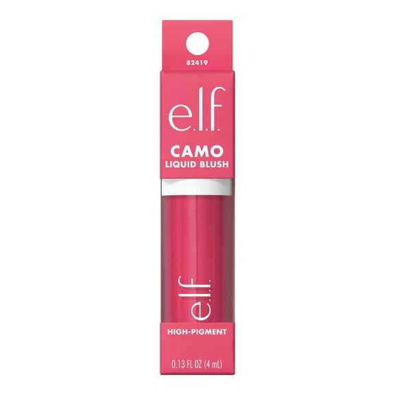 e.l.f. Camo Liquid Blush, Comin' in Hot Pink, 0.13 fl oz