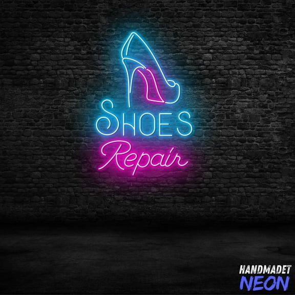 Handmadetneonsign Shoes Repair Neon Sign, Shoes Store Led Light, Custom Neon Sign, Wall Art Gift 134544