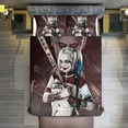 thumbnail image 7 of Harley Quinn Joker 3 Pieces Bedding Sets Comfortable Soft Comforter Sets Decoration Bedroom Gifts With 1 Duvet Cover 2 Pillowcases, 7 of 7