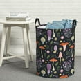 thumbnail image 5 of Picia Mushrooms Large Laundry Basket, Waterproof, Freestanding Laundry Hamper, Collapsible Tall Clothes Hamper with Extended Handles-Medium, 5 of 8