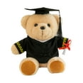 thumbnail image 1 of Graduation Plush Teddy Bear - Brown Stuffed Animal With Graduation Cap Graduation Gift, 1 of 6