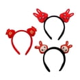 thumbnail image 1 of 3 Piezas año Nuevo Diademas Favores de Fiesta Suministros Decoraciones Diademas Accesorios para El Cabello para Cumpleaños Regalo Estilo D Sunnimix aro de pelo, 1 of 8