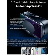 ZHANGHENG VR Headset with Controller Adjustable 3D VR Glasses Virtual Reality Headset HD Blu-ray Eye Protected Support 5~7 Inch for Android/Phone/windows