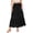 Black*, variant on RUTAYY Women's Skirt High Waisted A-Line Flowy Ruffle Tiered Long Bottom Comfortable Breathable Trendy Vacation Long Skirt