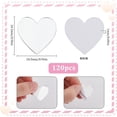 thumbnail image 2 of 1 Box 120Pcs 1 Inch Small Self Adhesive Mirror Tiles Heart Mirror Tiles Acrylic Mini Mirrors, 2 of 6