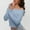 RD2, variant on TINZ Women's Fall Off Shoulder Sweaters Long Sleeve Ribbed Knit Fitted Pullover Tops Blouse Comfy Sweater Sweat Jelly like Mike Sweatshirts