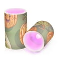 thumbnail image 2 of Pumpkins Flameless Candles&nbsp;LED Lights Battery Operated Candles with Remote and Timers Flicker Lights Votive Set of 2, 2 of 7