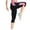 Pink, variant on DeHolifer Women's Soft Capri Leggings High Waisted Tummy Control 3/4 Length Leggings Sports Workout Gym Running Yoga Pants Pink XL
