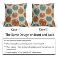 thumbnail image 6 of Light Blue Orange Pumpkin Fall Pillow Covers 18x18 Set of 2 Autumn Harvest Print Thanksgiving Decorative Throw Pillows Outdoor Farmhouse Cushion Case Seasonal Decor for Couch Sofa Bed, 6 of 6