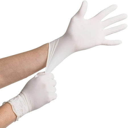 

100 Latex Disposable Non Sterile Gloves XL Kitchen Cooking Cleaning Painting