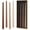 Gradient Brown, variant on MGEZCOO 12 Inch Red Gradient White Taper Candle Sticks Pack of 4