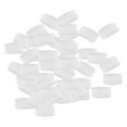thumbnail image 1 of Anillos de tope perfecl para perchas de ropa 50 Piezas Antideslizantes blancas, 1 of 8