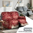 thumbnail image 5 of Yuyamidu Xmas Tree Loveseat Recliner Covers 2 Seater Stretch Recliner Loveseat Slipcover with Elastic Edge Washable Reclining Couch Covers Gift for Friends, 5 of 8
