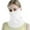 White, variant on Ice Silk Sunscreen Mask for Women, Thin, Breathable Face Mask for Summer Protection, Outdoor Activity Face Mask
