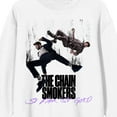 thumbnail image 2 of The Chainsmokers Falling Artists So Far So Good Crew Neck Long Sleeve White Adult Sweatshirt-XL, 2 of 3